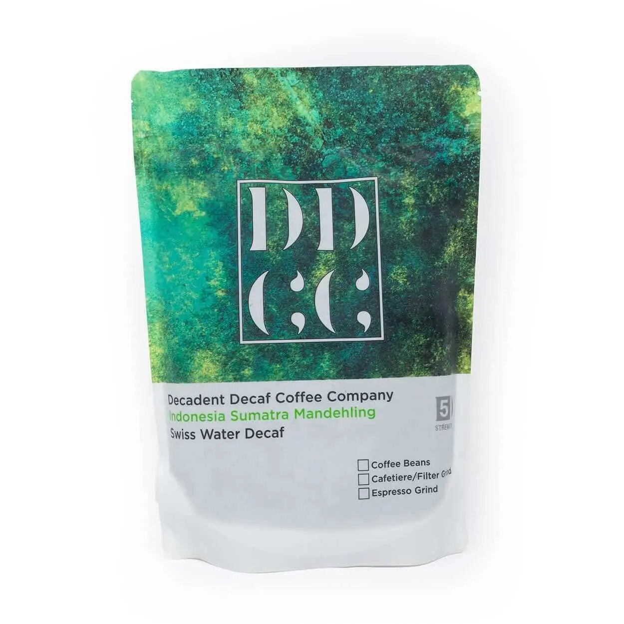 Indonesia Decaffeinated Decaf Coffee - Swiss Water Decaf Coffee - Beans and Ground - Decadent Decaf