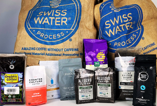 Image of all Swiss Water Decaf Coffees