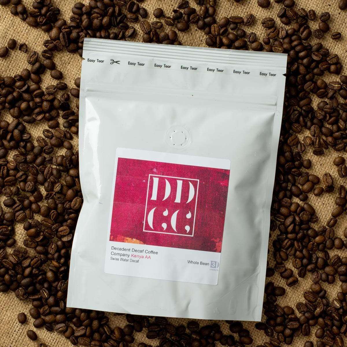 Kenya AA Swiss Water Decaf Decaffeinated Coffee - LIMITED EDITION MICRO LOT SEPT 2020.