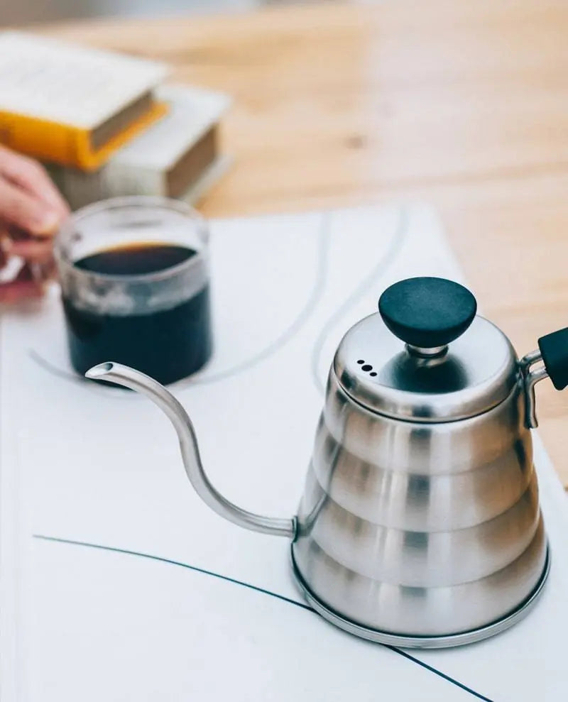 kettle and cup of coffee