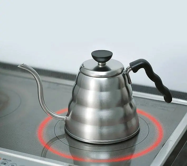kettle warming up